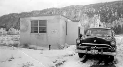 Red Rock's first police station